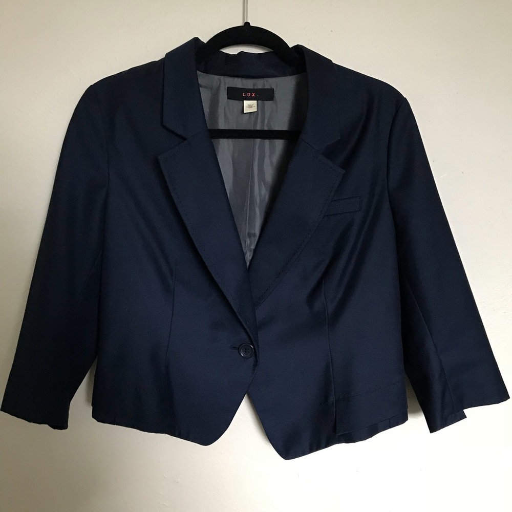 Cropped blazer